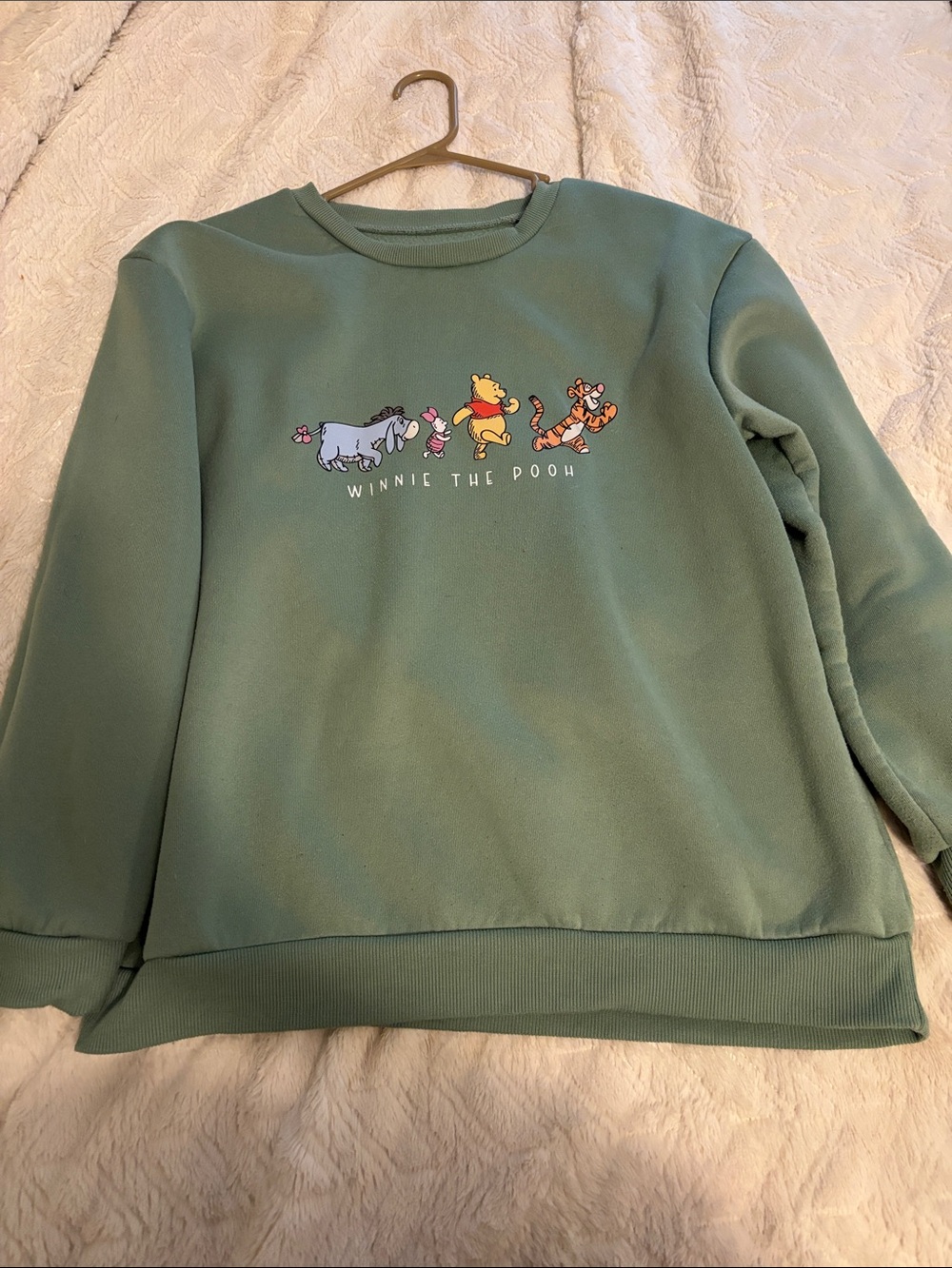 Winnie the Pooh Green Crewneck Sweatshirt
